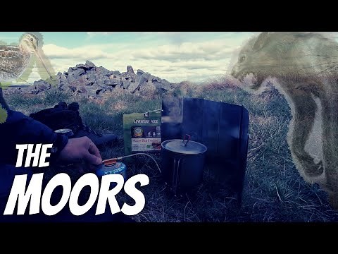 Solo Wild Camping on the Moors | A Ghostly Encounter (** Warning- scary parts **)