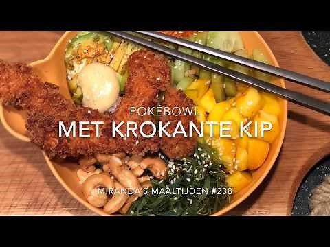 Pokébowl met krokante kip -recept (MM 238)