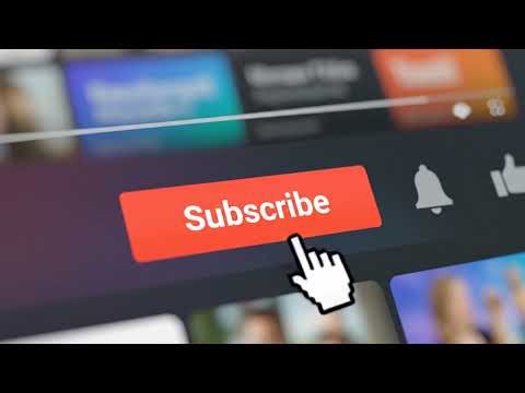 ▶️ 8 Second Animated YouTube Subscribe Button – No Copyright