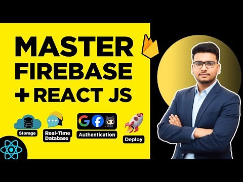 Master React JS + Firebase Full Course in One Video 🚀 | Build & Deploy Complete App (2025)