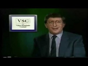 BBFC VSC Simon Bates UK VHS Warnings