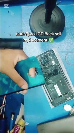 note 9 pro lcd/ backsell replacement ✅ #sorts #foryou #mobilereparingclasses