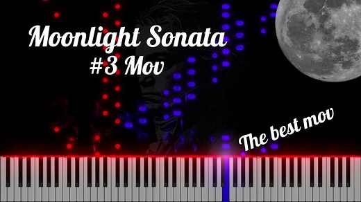 Beethoven Moonlight Sonata Tutorial on Piano
