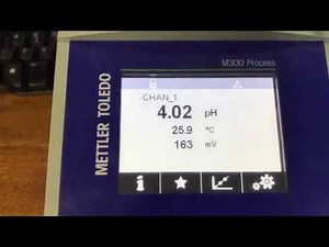 Calibração do Transmissor de PH M300 Process Mettler Toledo