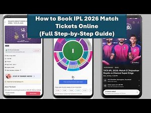 How to Book IPL 2026 Match Tickets Online Full Step by Step Guide