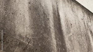 Grunge moldy reinforced concrete block. Rough dirty texture