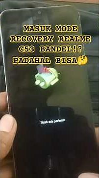 How to enter recovery mode on a stubborn Realme C 53 cellphone #recovery #realme #realmec53