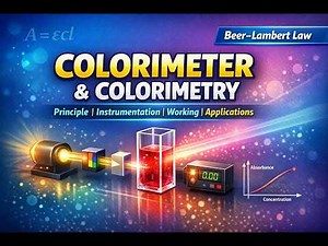 Colorimeter & Colorimetry | Principle, Instrumentation, Working & Applications | Beer-Lambert Law