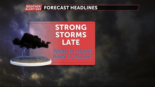 Tracking strong storms tonight, another round of severe