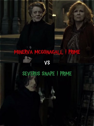 Snivellus vs Mcgonagall #mcgonagall #severussnape #snape #severus #minervamconagall #harry #harrypotter #fyp #viral #xybca