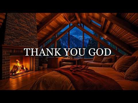 THANK YOU GOD - Ambient Rain Sounds & Soaking Worship 🌿 | Christian Instrumental for Prayer, Rest
