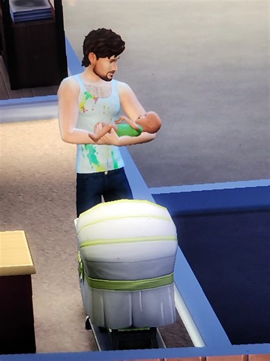 Jeremy and Madison as newborns #simstok #sims #thesims4 #sims4 #newborns
