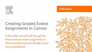 Evolve Link: Creating Graded Evolve Assignments in Canvas (LTI 1.1) - Elsevier Education