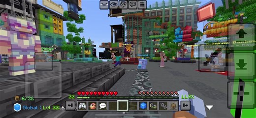 Minecraft Cubecraft: Lucky Block Battlegrounds Fun