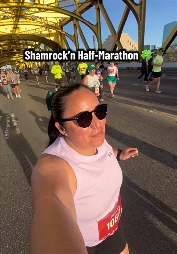13.1 miles for breakfast! Didn’t train as I should have but we got it done. Saw some of my favorites on the course! 😭 @May | Runner 🏃🏾‍♀️☀️ @Camila Estrada @Giselle Thank you for the energy and your kindness! 🫶🏼#shamrockhalfmarathon #sacramento #runwithme #runvlog #forwardisapace