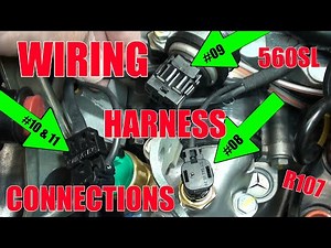 560SL - Connecting The Engine's Wiring Harness