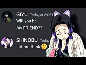 How to make Friends can you this Answer? | demon slayer in discord server