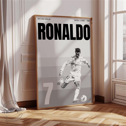 Cristiano Ronaldo Poster: Football Legend Art (digital Download A3) - Etsy Canada