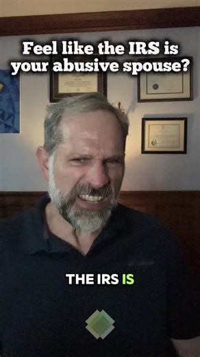 IRS is an abusive spouse! Don't let bully you! We Fight back visit IRSMedic.com