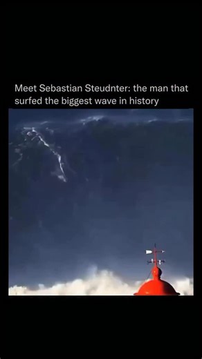 Random Videos | That amazing footage captures the terrifying power of one of the world’s largest surfable waves. The surfer is Sebastian Steudtner, who... | Instagram