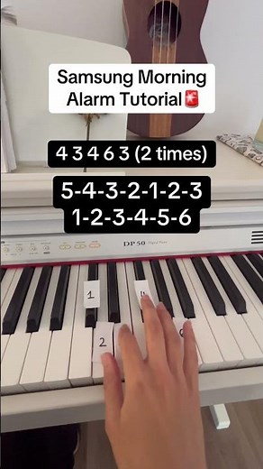 Samsung Alarm piano tutorial