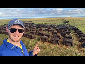 Cutting Peat For Fuel on a Remote Island