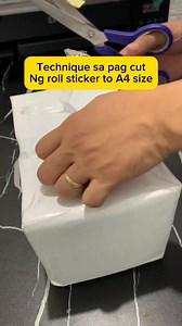 16K views · 108 reactions | Technique para mapabilis ang pag cut ng sticker na naka roll to a4 size, gumamit ako ng sintraboard. #technique #tips #cutting #sintraboard #printing #digitalprinting #tutorials #tutorialsvideos #reels #reels2025 #fbpage #fbpagereels #sidehustle #sidelineincome | Wiewiw Sideline Boy | Facebook