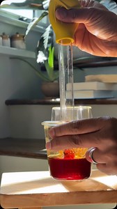 The Bartender hack you didn’t know you needed: TURKEY BASTER edition. Here’s how I get clean layers for my drinks for photos and when I’m entertaining. it reminds me of my days in a lab doing cell and organelle separation in centrifuges. I never thought I’d end up applying it here. | Nik Sharma