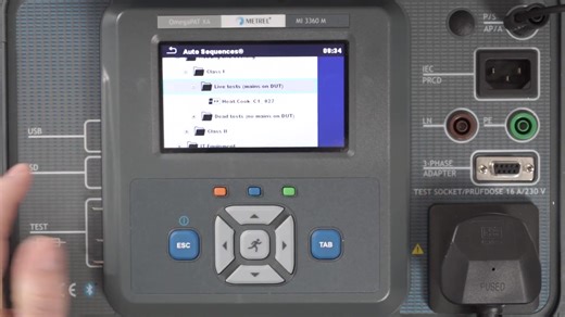 Maybo company introduces Metrel | MI 3360 OmegaPAT XA | How to Use a Metrel Tester (5) A comprehensive how-to video about testing a Class I appliance (electric kettle) with MI 3360 M OmegaPAT XA. The MI 3360 OmegaGT XA is available in 4 different models for testing portable appliances, welding equipment, medical devices and professional testing of PRCD devices. It has an advanced built-in user interface that enables the execution of pre-defined and user-created AUTOSEQUENCE®s and a large memory 