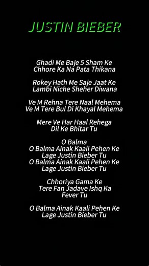 Justin Bieber ( lyrics) song - Elvish Yadav | Isha Malviya | New Haryanvi Song 2926