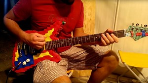 This guy has made a fully working guitar out of Lego