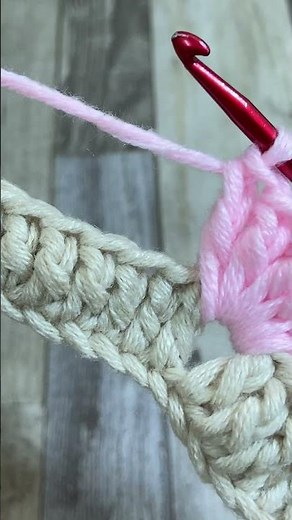AMAZING! THIS STITCH HAS SUCH A BEAUTIFUL TEXTURE #shorts #crochet #crochetpattern