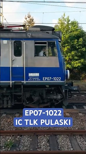 EP07-1022 z PKP Intercity TLK Pulaski | maj 2026