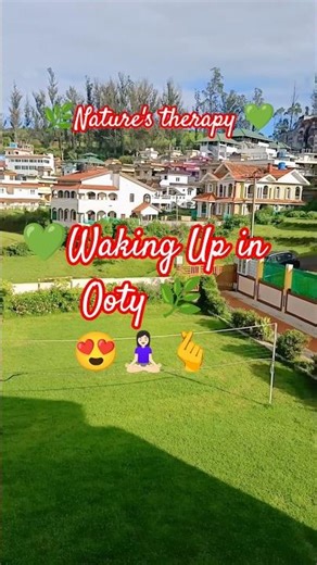 💚Front View from My Ooty Stay 🌄 Greenery & Peace Everywhere#shortsfeed #shorts #greenery #nature #yt