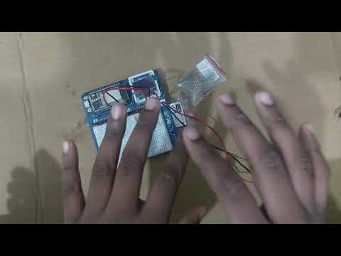 how to connect a LED through a breadboard 101