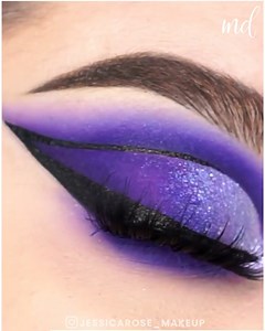 This royal purple cut crease is so eye-catching!💜 | MetDaan Makeup