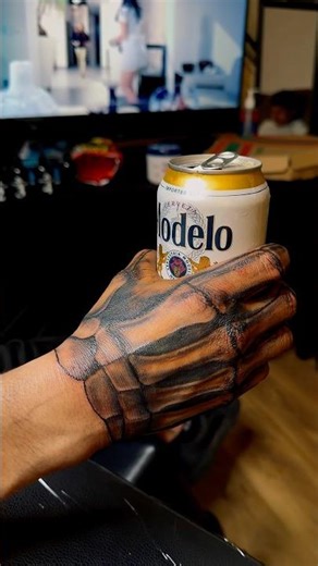 Skeleton Hand❕#handtattoo #skeletontattoo #tattooideas #tattooartist #washington