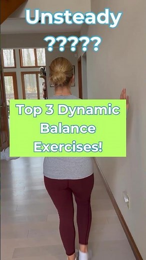Improve Balance with These TOP 3 Dynamic Exercises! #vestibular