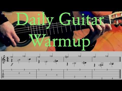 Daily Classical Guitar Warm-Up Routine (Vol. 1) - With Sheet Music/TAB