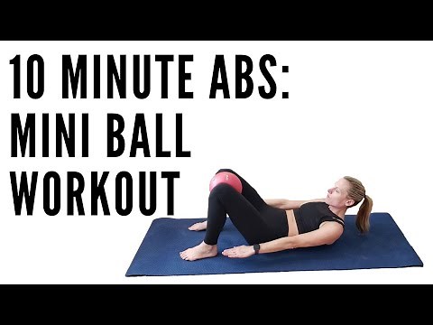 10 MINUTE ABS with MINI BALL WORKOUT (🔥ABS on FIRE🔥)