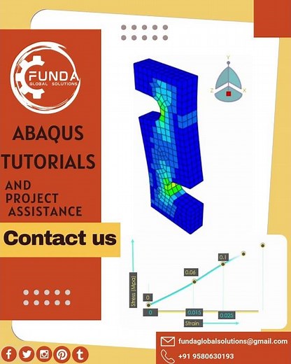 Abaqus Tensile Test FEA Analysis | Material Stress–Strain Simulation #abaqus #fea