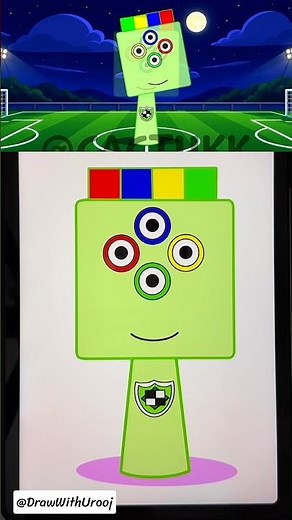 I made Sprunki Oc Forty Four Numberblocks with emojimixing #sprunkioc #emojimixing #numberblocks