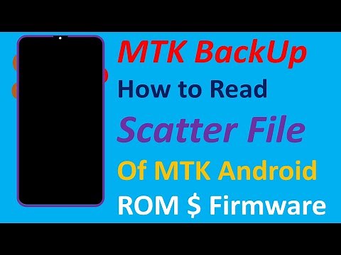 How to backup or get MTK Firmware ROM part 1