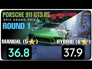Asphalt9 | Manual Drive | Hybrid-Touch | Porsche GT3 | Round 1 | 5- 6 Star | Snow Vault | ‪@Amogh0102‬