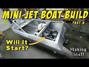 Firing Up the Supercharged Mini Jet Boat for the First Time!
