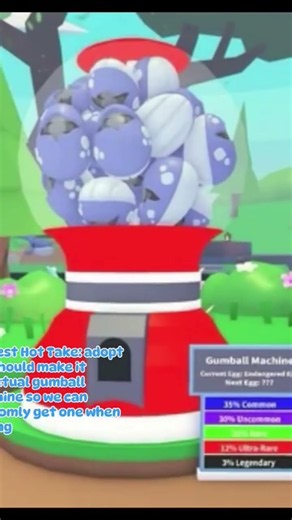 Adopt me should make a gumball machine #roblox #adoptme #robloxmemes