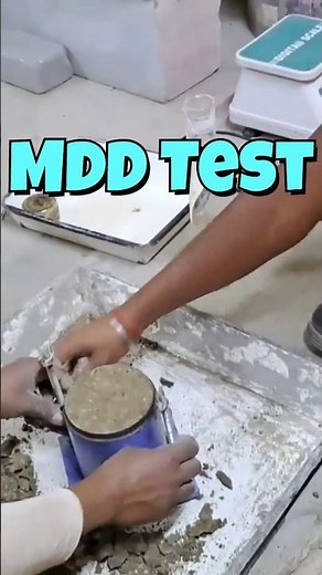 "MDD Test in Soil | Maximum Dry Density & OMC Explained"#MDDTest #SoilTesting #engineeringshorts