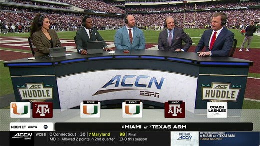 Eddie: 🙌 E Mac: 🙌 Jimbo: 👍 Lashlee: 🙌 THE ACC HUDDLE CFP PICKS ARE IN 👀 | ACC Network