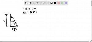 SOLVED:Estimate the total hydrostatic force on the Hoover Dam.