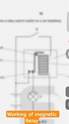 O_Physics_Working of _Magnetic Relay #relay #simplerelay #electromaganetism